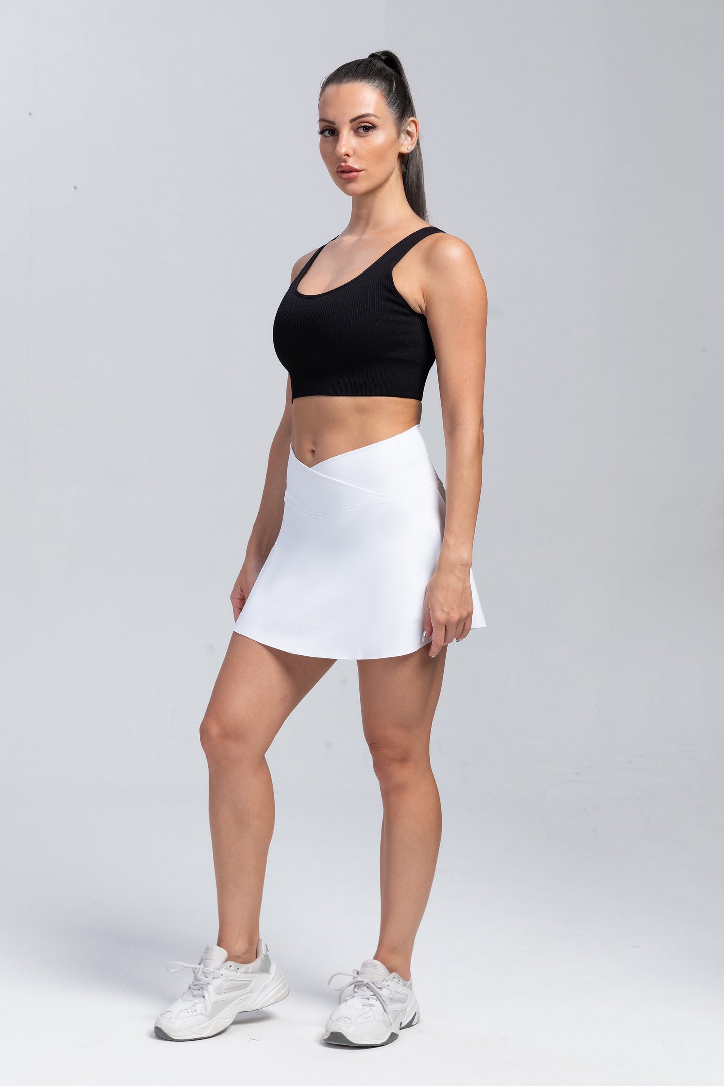 V Waist Golf Tennis Skirt W/inner Short & Pocket