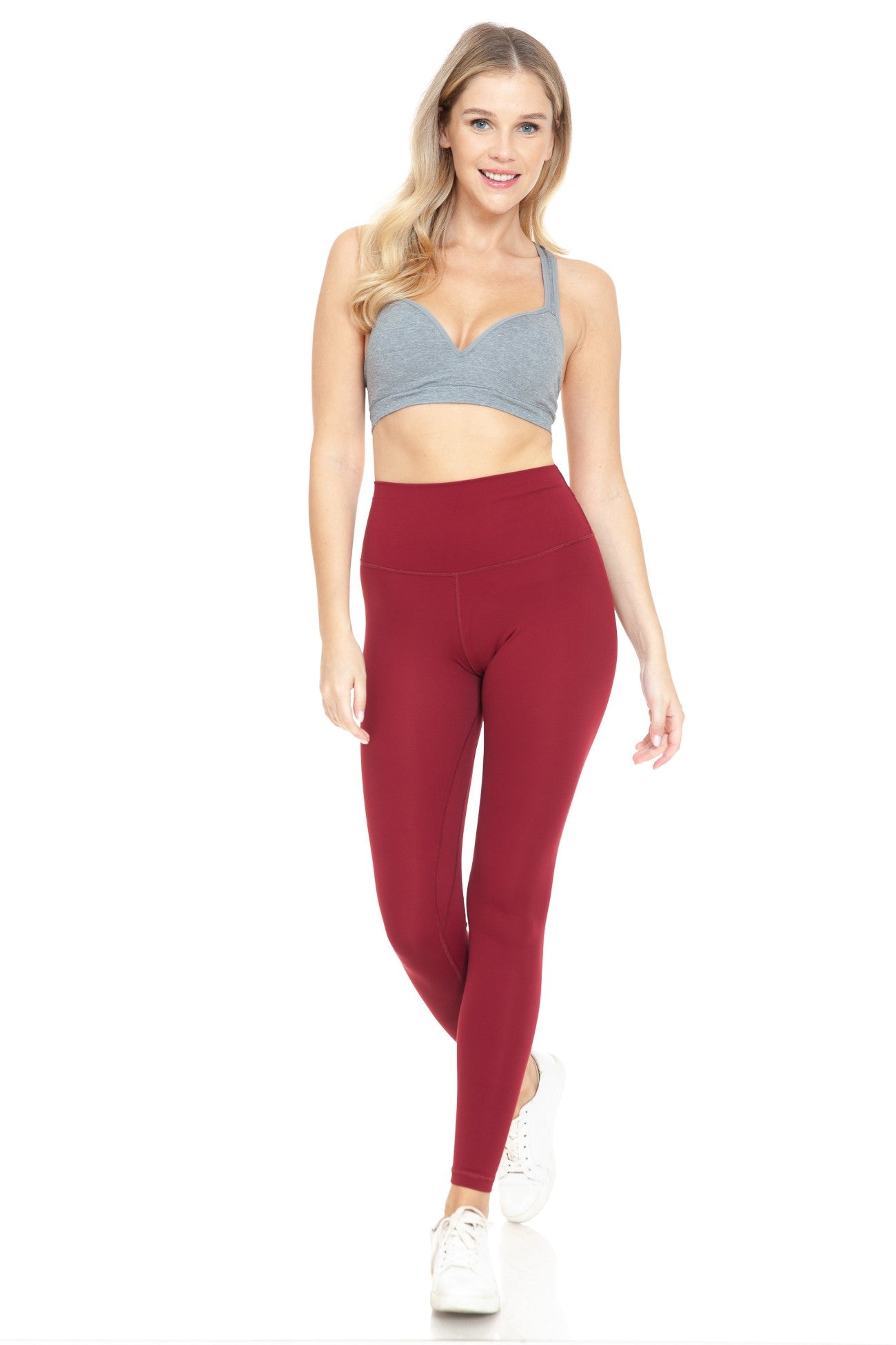 Solid Nylon Active Leggings 28' lenght