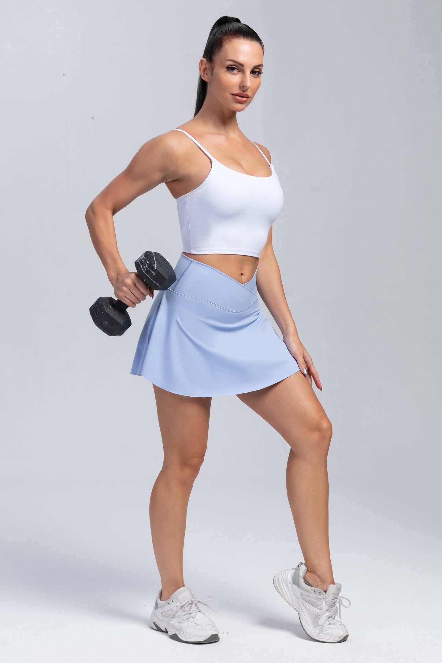 V Waist Golf Tennis Skirt W/inner Short & Pocket