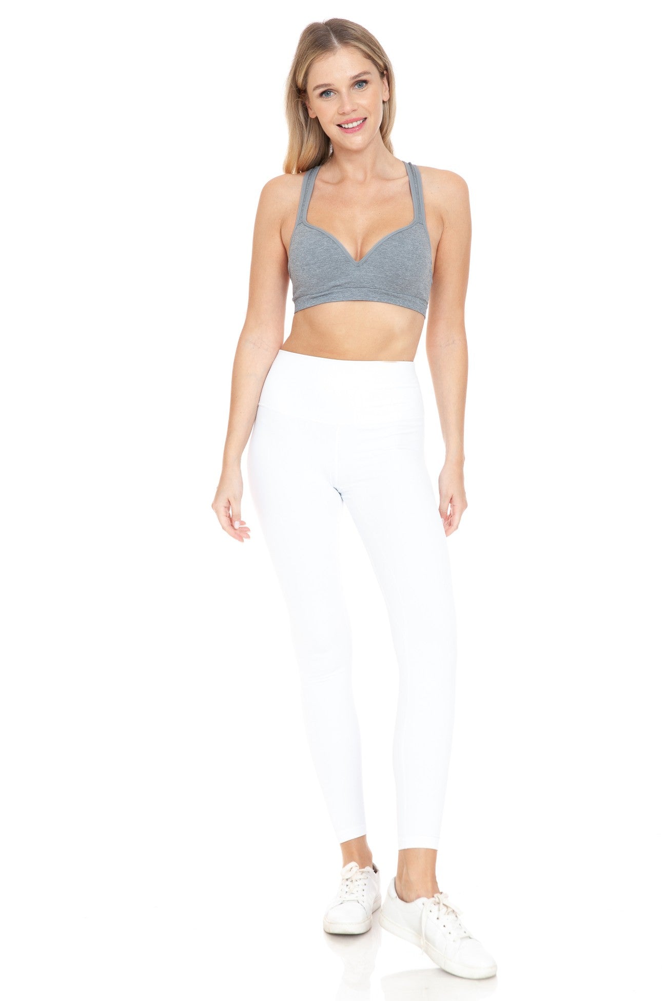 Solid Nylon Active Leggings 28' lenght