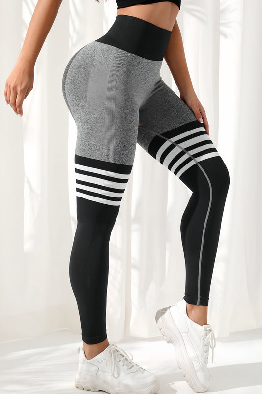 Striped Butt Lifting Workout Legging